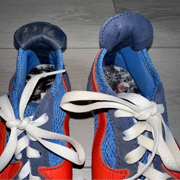 NIKE Moon Racer Mountain Blue Team Orange Midnight Navy in size US 7 - Picture 5 of 15